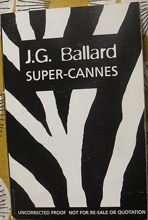 Seller image for Super-Cannes *** Proof Copy for sale by eclecticbooks