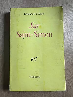 Imagen del vendedor de Sur saint-simon a la venta por Dmons et Merveilles