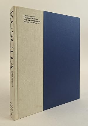 EDWARD RUSCHA: CATALOGUE RAISONNE OF THE WORKS ON PAPER VOLUME ONE: 1956-1976 [Inscribed]