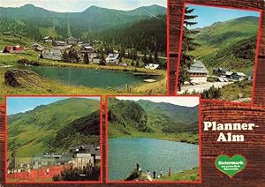 Postkarte Carte Postale 73978908 Planneralm 1600m Steiermark AT Panorama Bergsee Tennisplatz