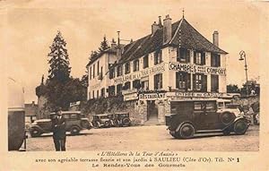 Postkarte Carte Postale 13977807 Saulieu 21 Cote-d Or Hotellerie de la Tour d'Auxois avec son agr...