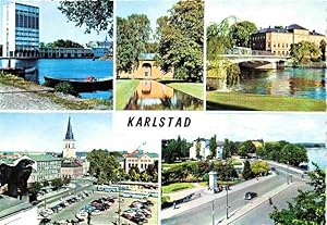 Postkarte Carte Postale 73978543 Karlstad Sweden Teilansichten Stadtzentrum Bruecke