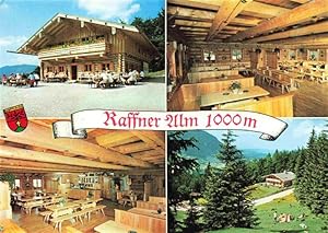 Postkarte Carte Postale 73978936 Ruhpolding Raffner-Alm Gastraum Ausflugsziel