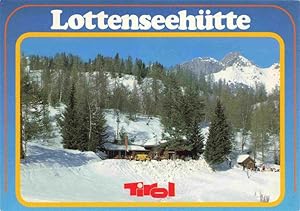 Postkarte Carte Postale 73978329 Moesern Seefeld Tirol AT Lottenseehuette Winterlandschaft Alpen ...