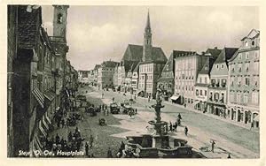Postkarte Carte Postale 73977762 Steyr Enns Oberoesterreich Hauptplatz