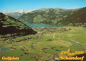 Postkarte Carte Postale 73978450 Schuettdorf Zell am See AT Panorama Golfplatz