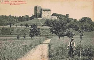 Postkarte Carte Postale 13977516 Schloss Habsburg Brugg AG Stammschloss des oesterreichischen Kai...