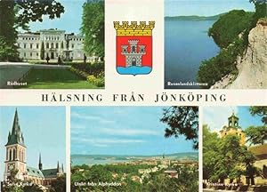 Postkarte Carte Postale 73978285 Joenkoeping Sweden Radhuset Rosenlundsklitterna Kyrka Utsikt fra...