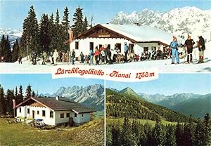 Postkarte Carte Postale 73978469 Schladminger-Planai 1830m Dachstein AT Laerchkogelhuette Winters...