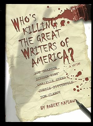 Imagen del vendedor de Who's Killing the Great Writers of America?: A Satire a la venta por Granada Bookstore,            IOBA