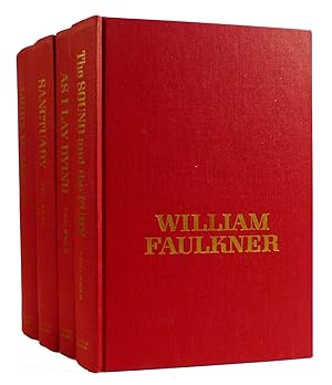 WILLIAM FAULKNER 4 VOLUME SET The Sound and the Fury / As I Lay Dying / Sanctuary / Light in August