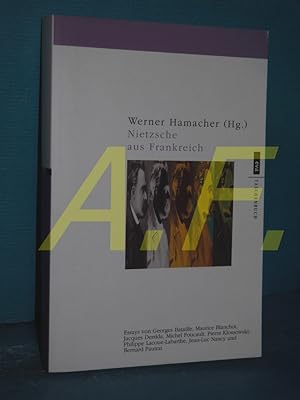 Immagine del venditore per Nietzsche aus Frankreich Essays von Georges Bataille . Hrsg. von Werner Hamacher / eva-Taschenbuch , 252 venduto da Antiquarische Fundgrube e.U.