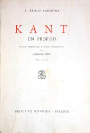 Seller image for Kant un profilo. for sale by FIRENZELIBRI SRL