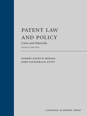 Seller image for Patent Law and Policy : Cases and Materials for sale by GreatBookPricesUK