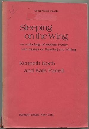 Bild des Verkufers fr Sleeping on the Wing: An Anthology of Modern Poetry with Essays on Reading and Writing zum Verkauf von Between the Covers-Rare Books, Inc. ABAA