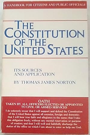 Immagine del venditore per Constitution of the United States: Its Sources and Application venduto da P Peterson Bookseller