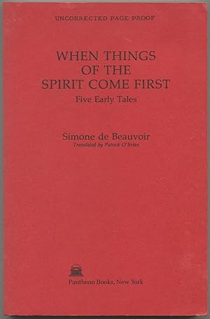 Bild des Verkufers fr When Things of the Spirit Come First: Five Early Tales zum Verkauf von Between the Covers-Rare Books, Inc. ABAA