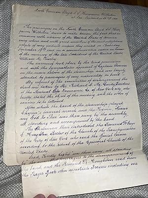 1901 Letter SS Kronprinz Wilhelm Passengers on President McKinley Assassination