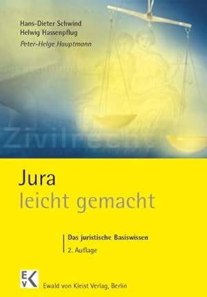 Jura - leicht gemacht: Das juristische Basiswissen: Gesetzgebung, Rechtsprechung, Lehre, Grundwis...