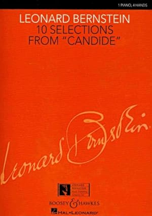 Image du vendeur pour Leonard Bernstein; 10 Selections from "Candide" : 1 Piano, 4 Hands mis en vente par GreatBookPricesUK