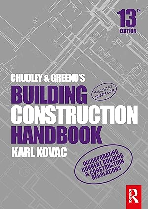 Bild des Verkufers fr Chudley and Greeno s Building Construction Handbook zum Verkauf von moluna