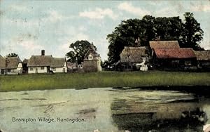 Ansichtskarte / Postkarte Huntingdon East England, Brampton Village