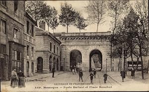 Ansichtskarte / Postkarte Besançon Doubs, Poste Baitant, Place Bouchot