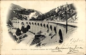 Ansichtskarte / Postkarte Morez de Jura, Le grand viaduc de L'Evalude