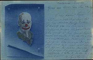 Ansichtskarte / Postkarte Breslau Schlesien, Victoria Theater, Schauspieler Willy Agoston als Clo...