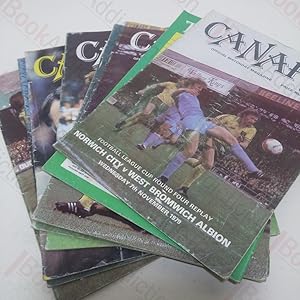 A Selection of 'Canary', the Official Matchday Magazine of Norwich City Football Club from 1979 (...