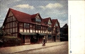 Ansichtskarte / Postkarte Stratford-upon-Avon, Warwickshire, England, Shakespeares Geburtsort