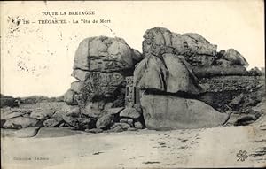 Ansichtskarte / Postkarte Tregastel Cotes d'Armor, Tete de Mort