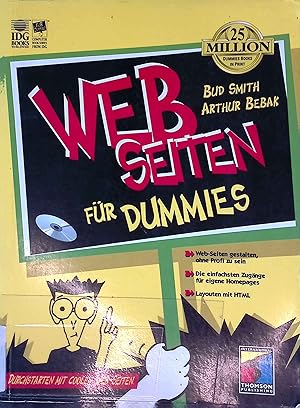 Seller image for Web-Seiten erstellen fr Dummies; Teil: CD-ROM. Web-Seiten gestalten, ohne Profi zu sein; Die einfachsten Zugnge fr eigene Homepages; Layouten mit HTML for sale by books4less (Versandantiquariat Petra Gros GmbH & Co. KG)