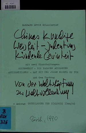 Bild des Verkufers fr Grundlegung der Dialogik 1944/45. zum Verkauf von Antiquariat Bookfarm