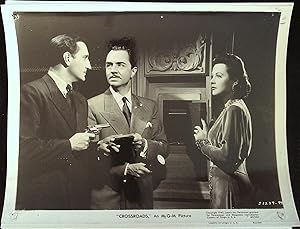 Bild des Verkufers fr Crossroads 8 X 10 Still 1942 William Powell, Hedy Lamarr and Basil Rathbone! zum Verkauf von AcornBooksNH