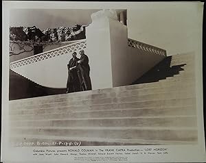 Bild des Verkufers fr Lost Horizon 8 X 10 Still 1936 Capra classic, Lamas standing on steps at Shangri-La! zum Verkauf von AcornBooksNH