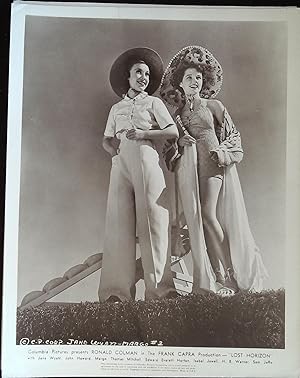 Seller image for Lost Horizon 8 X 10 Still 1936 Jane Wyatt & Margo! for sale by AcornBooksNH