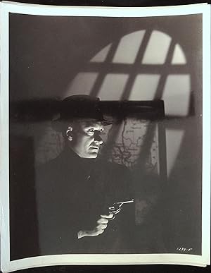 Seller image for Crossroads 8 X 10 Studio Still 1942 Basil Rathbone with a gun in the shadows! for sale by AcornBooksNH