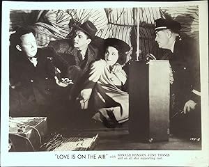 Love is on the Air 8 X 10 Still 1937 Ronald Reagan's First Film, June Travis!