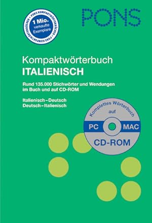 Bild des Verkufers fr PONS Kompaktwrterbuch Italienisch-Deutsch/Deutsch-Italienisch zum Verkauf von Studibuch
