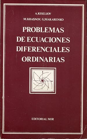 Imagen del vendedor de Problemas de ecuaciones diferenciales ordinarias a la venta por Rincn de Lectura