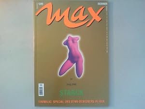 Max. 5. Jahrgang 1995 Nr. 12. Dezember. Max by Philippe Starck. Einmalig: Special des Star-Design...