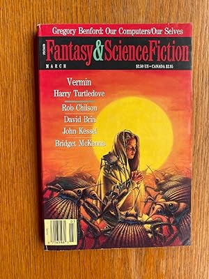 Bild des Verkufers fr Fantasy and Science Fiction March 1993 zum Verkauf von Scene of the Crime, ABAC, IOBA