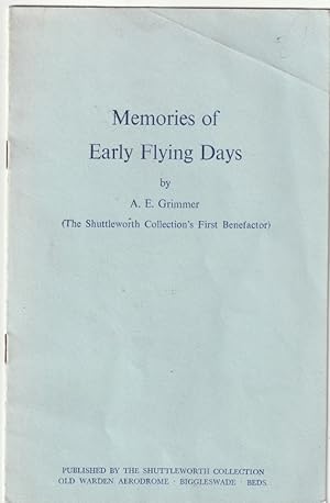 Memories of Early Flying Days