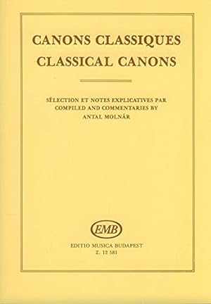 Seller image for CANONS CLASSIQUES FORMATION MUSICALE for sale by Bulk Book Warehouse