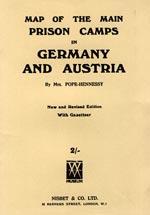 MAP OF THE MAIN PRISON CAMPS IN GERMANY AND AUSTRIA