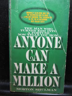 Imagen del vendedor de ANYONE CAN MAKE A MILLION a la venta por The Book Abyss