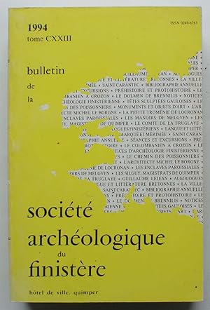 Société Archéologique du Finistère - Année 1994 - Tome CXXIII