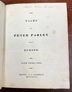 The TALES Of PETER PARLEY ABOUT EUROPE. With Engravings