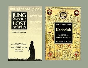 Seller image for Two Books on Spiritual Growth: Jung & the Lost Gospels by Stephan A. Hoeller / The Essential Kabbalah, Heart of Jewish Mysticism by Daniel C. Matt. Dead Sea Scrolls & Nag Hammadi Library - Pre-Christian Mysticism - Occult Gnostic Teachings. for sale by Brothertown Books